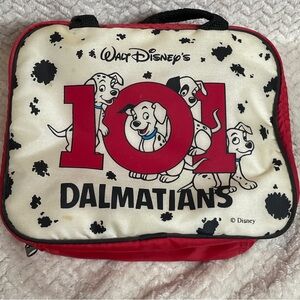 Vintage 90s Aladdin Disney's 101 Dalmatians Vinyl‎ Soft lunch bag